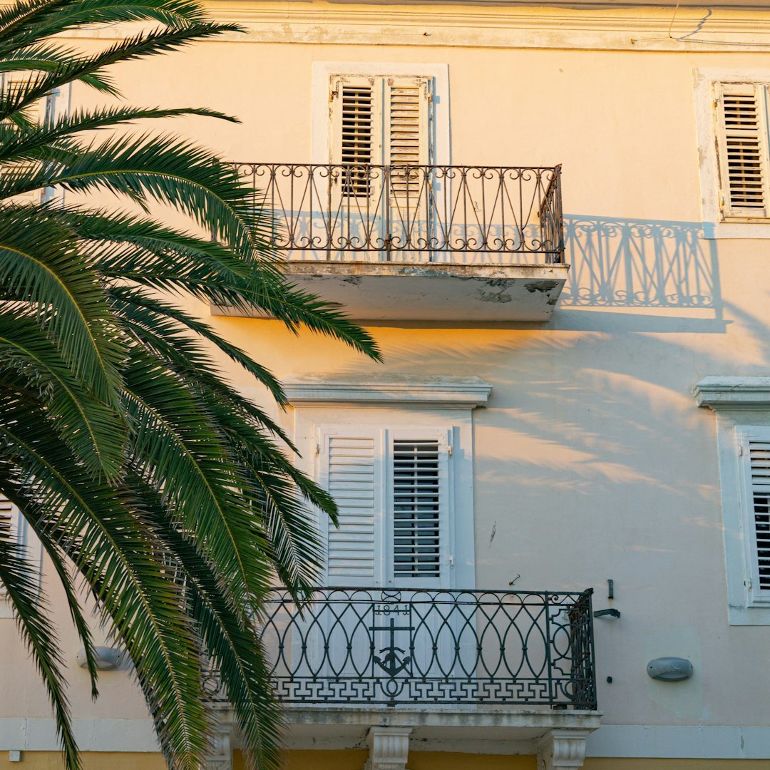 Split Riva promenade palm trees fine art print