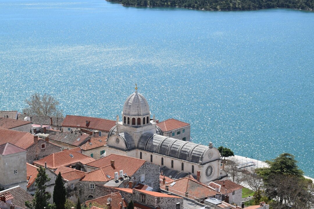 St James Cathedral dome in Sibenik old town